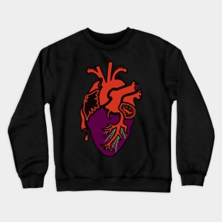 anatomical heart / halloween edition Crewneck Sweatshirt